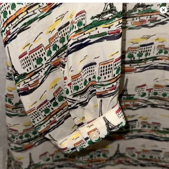 Banana Republic Multicolor Patterned Blouse - Picture 6 of 7